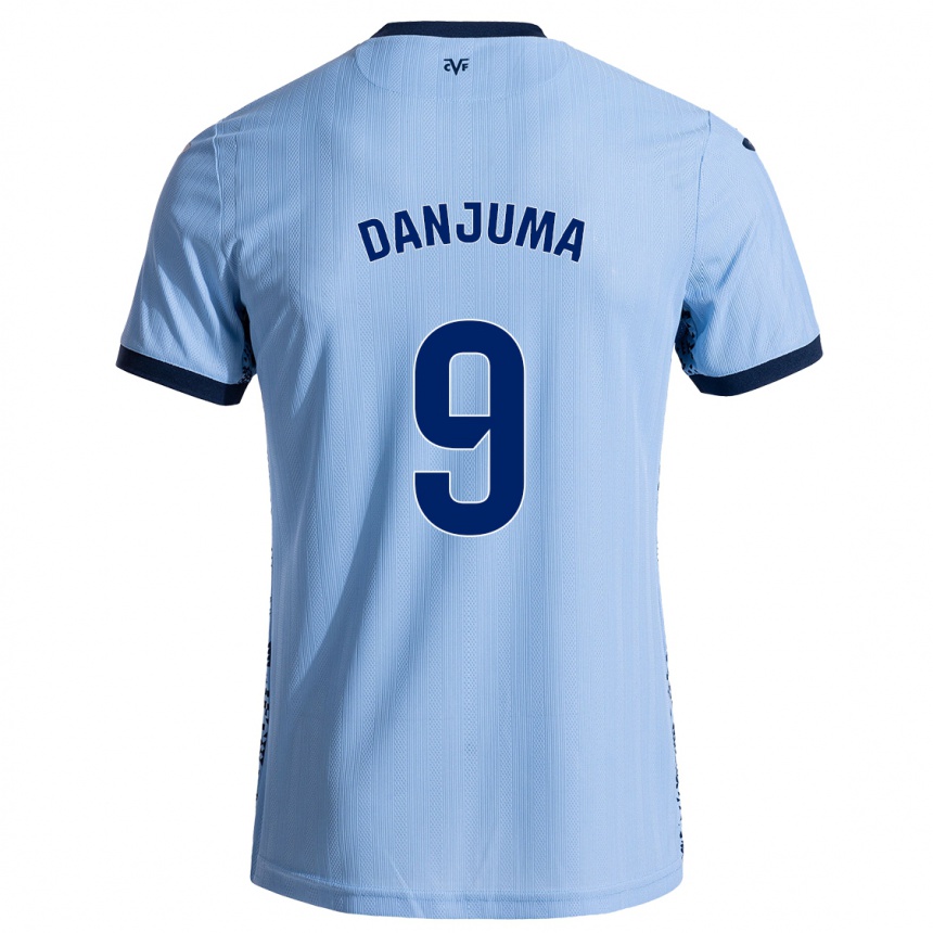 Hombre Fútbol Camiseta Arnaut Danjuma #9 Azul Cielo 2ª Equipación 2024/25 México