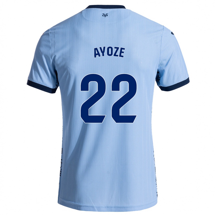 Hombre Fútbol Camiseta Ayoze Pérez #22 Azul Cielo 2ª Equipación 2024/25 México