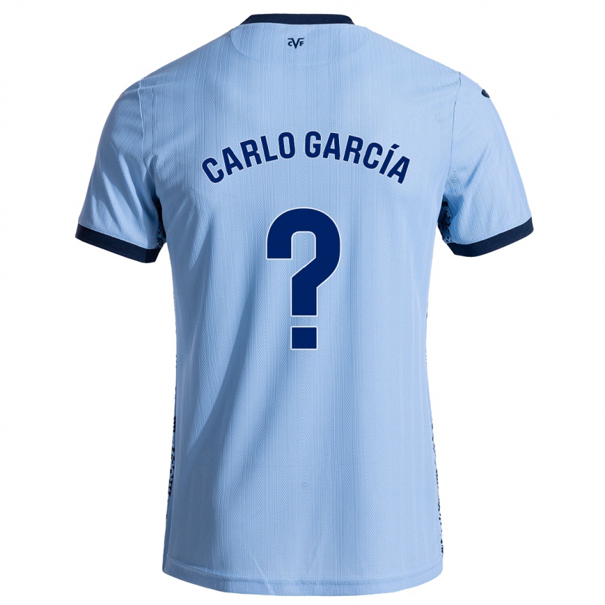 Hombre Fútbol Camiseta Carlo García #0 Azul Cielo 2ª Equipación 2024/25 México