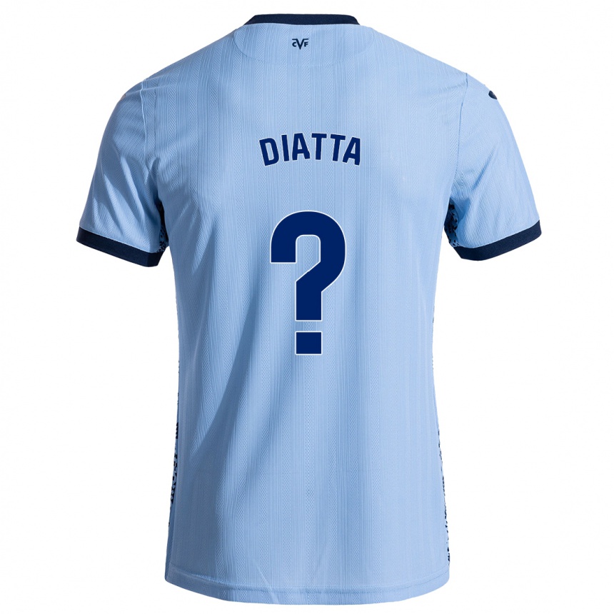 Hombre Fútbol Camiseta Alassane Diatta #0 Azul Cielo 2ª Equipación 2024/25 México