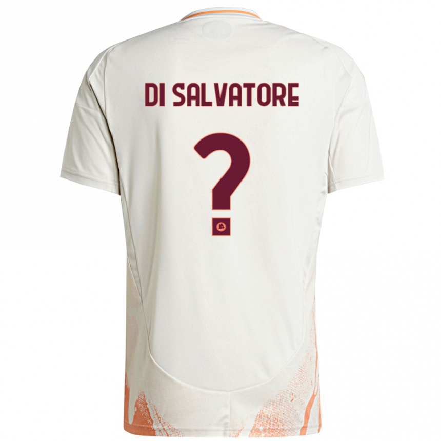 Hombre Fútbol Camiseta Diego Di Salvatore #0 Crema Blanco Naranja 2ª Equipación 2024/25 México