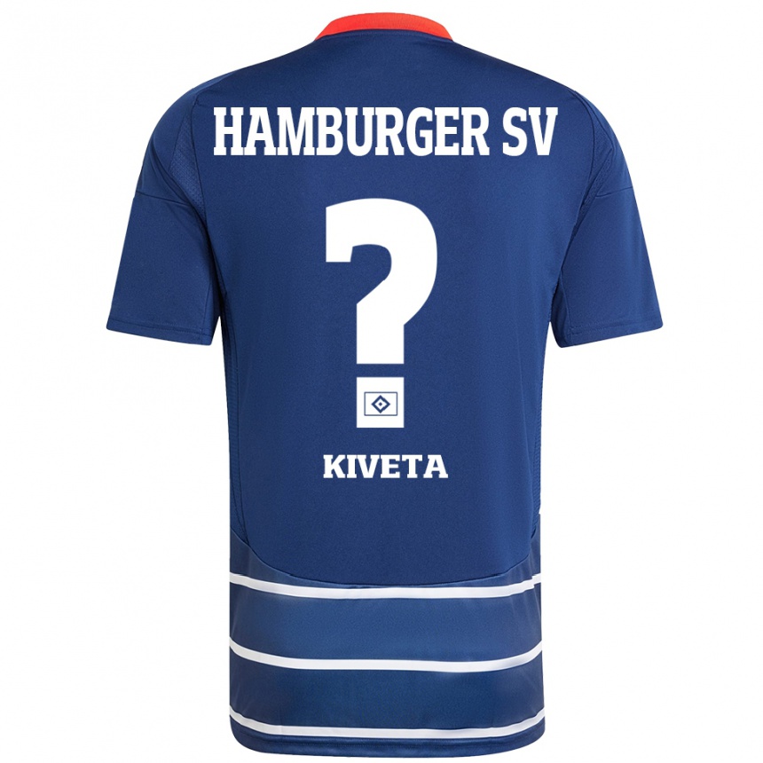 Hombre Fútbol Camiseta Glory Kiveta #0 Azul Oscuro 2ª Equipación 2024/25 México