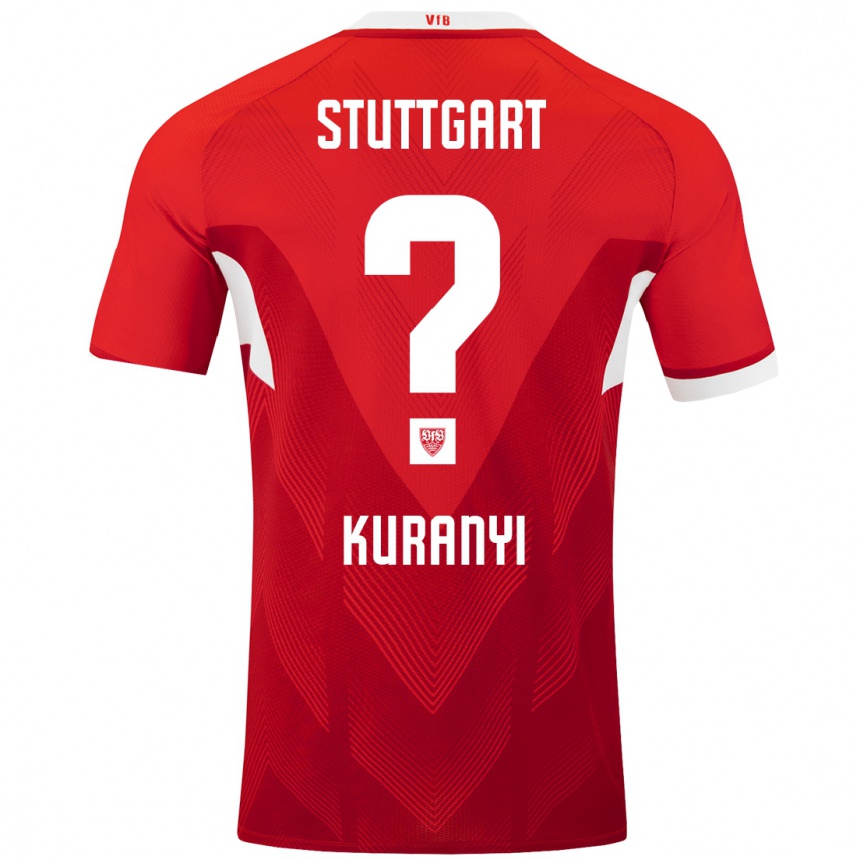 Hombre Fútbol Camiseta Karlo Kuranyi #0 Rojo Blanco 2ª Equipación 2024/25 México