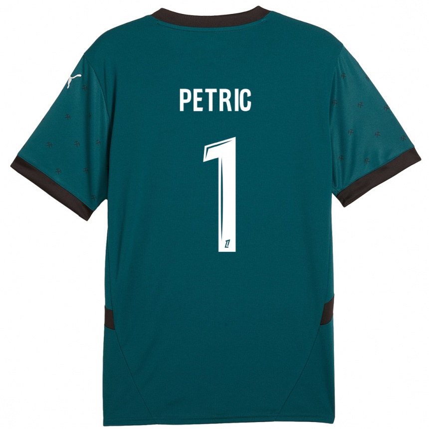 Hombre Fútbol Camiseta Denis Petric #1 Verde Oscuro 2ª Equipación 2024/25 México