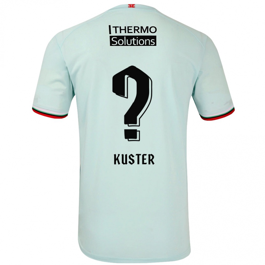 Hombre Fútbol Camiseta Harrie Kuster #0 Verde Claro 2ª Equipación 2024/25 México