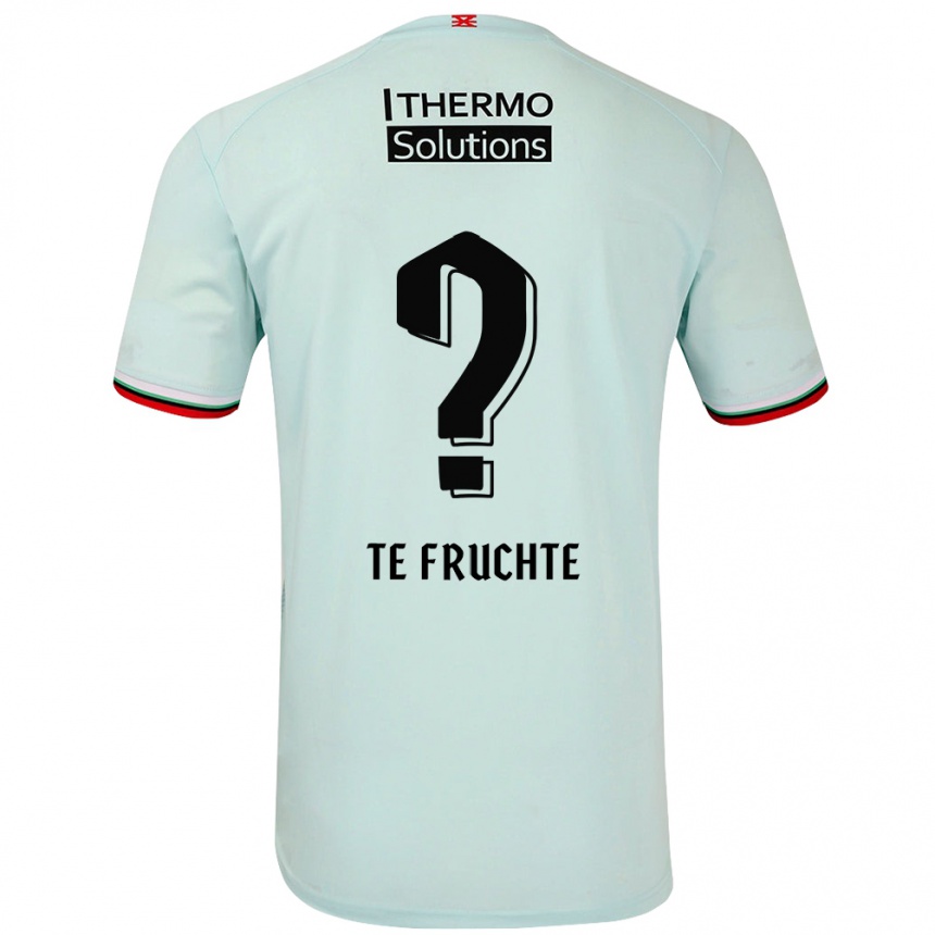 Hombre Fútbol Camiseta Jonah Te Fruchte #0 Verde Claro 2ª Equipación 2024/25 México