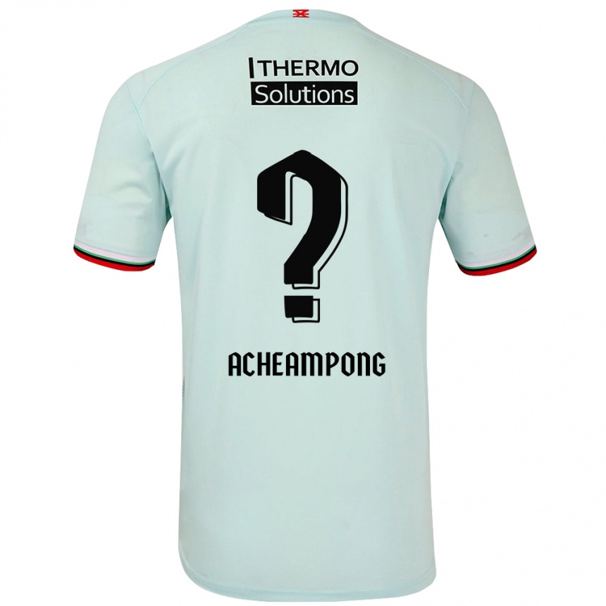 Hombre Fútbol Camiseta Sage Acheampong #0 Verde Claro 2ª Equipación 2024/25 México