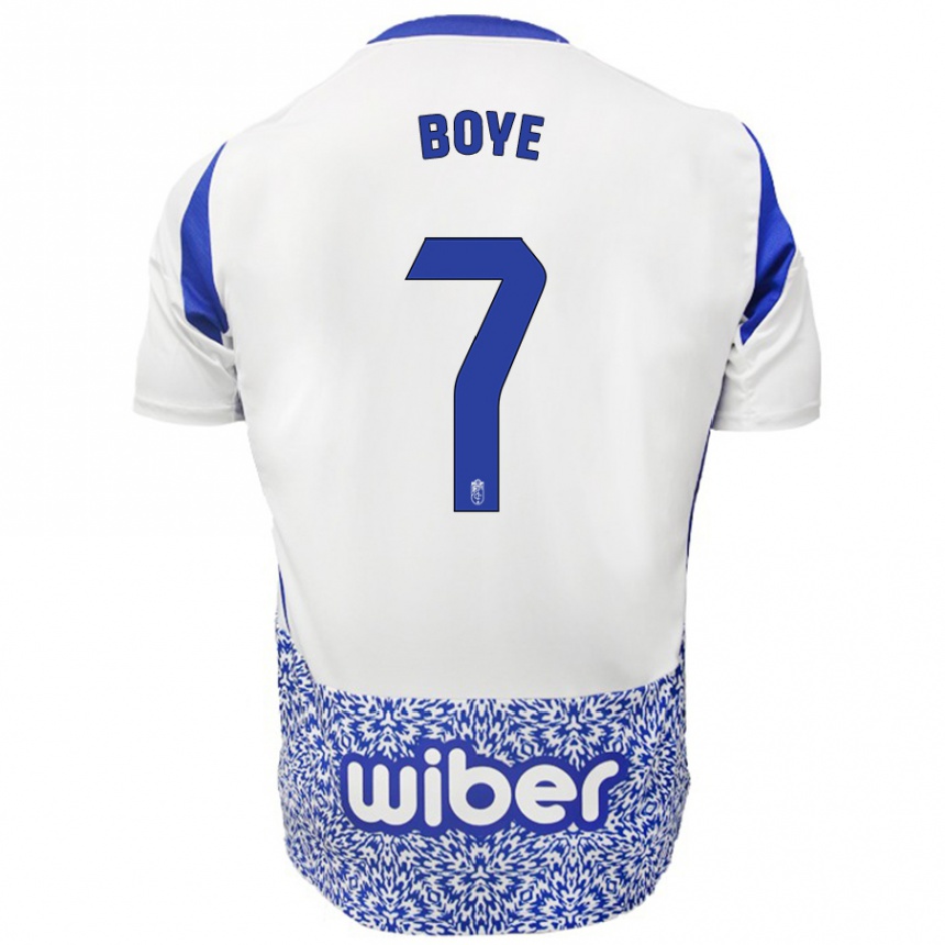 Hombre Fútbol Camiseta Lucas Boyé #7 Blanco Azul 2ª Equipación 2024/25 México