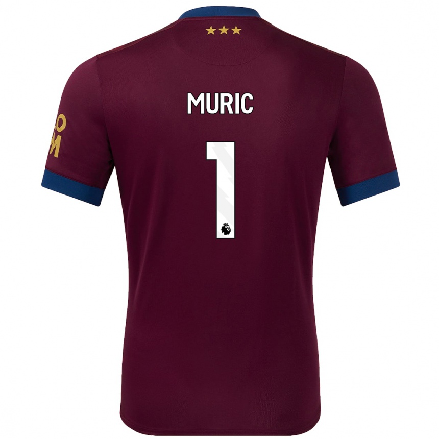 Hombre Fútbol Camiseta Arijanet Muric #1 Marrón 2ª Equipación 2024/25 México