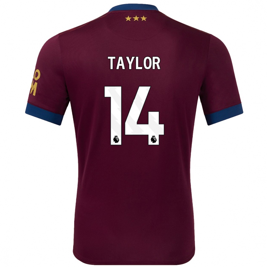 Hombre Fútbol Camiseta Jack Taylor #14 Marrón 2ª Equipación 2024/25 México