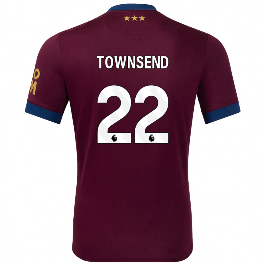 Hombre Fútbol Camiseta Conor Townsend #22 Marrón 2ª Equipación 2024/25 México