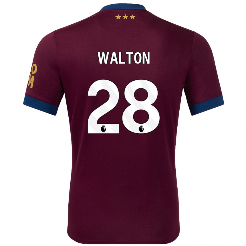 Hombre Fútbol Camiseta Christian Walton #28 Marrón 2ª Equipación 2024/25 México