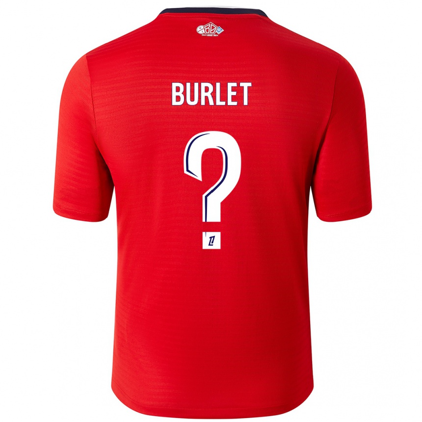 Mujer Fútbol Camiseta Vincent Burlet #0 Rojo Blanco 1ª Equipación 2024/25 México