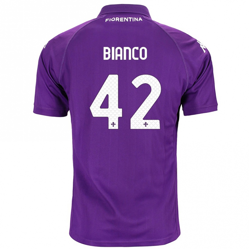 Mujer Fútbol Camiseta Alessandro Bianco #42 Morado 1ª Equipación 2024/25 México