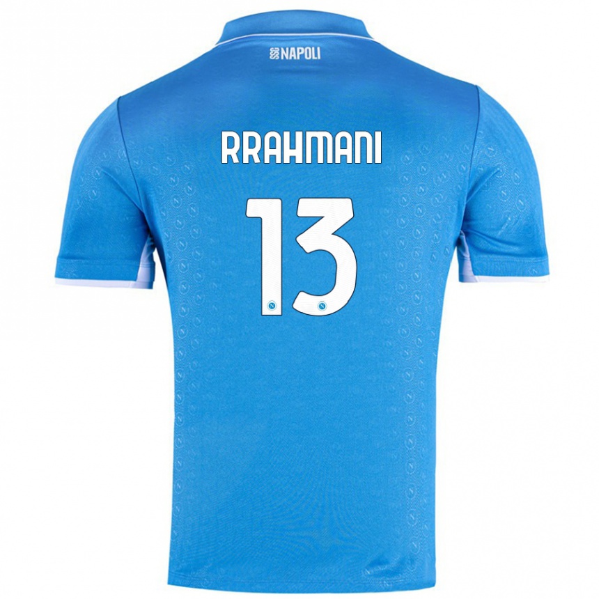 Mujer Fútbol Camiseta Amir Rrahmani #13 Azul Cielo 1ª Equipación 2024/25 México