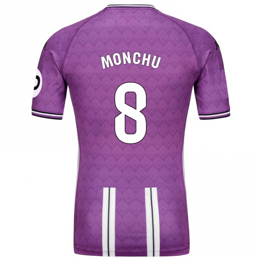 Mujer Fútbol Camiseta Monchu #8 Púrpura Blanco 1ª Equipación 2024/25 México