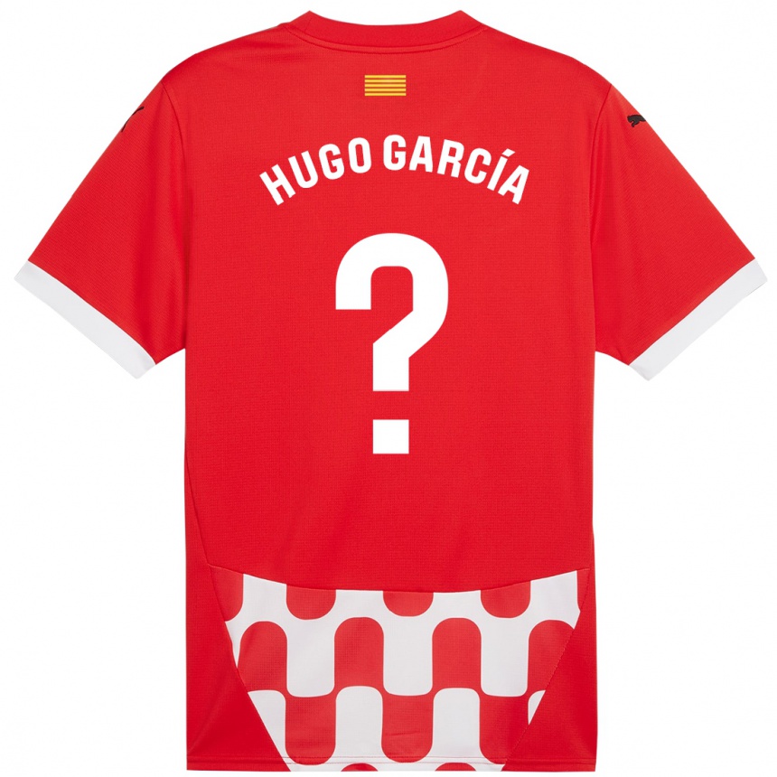 Mujer Fútbol Camiseta Hugo García #0 Rojo Blanco 1ª Equipación 2024/25 México