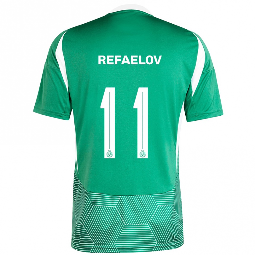 Mujer Fútbol Camiseta Lior Refaelov #11 Verde Blanco 1ª Equipación 2024/25 México