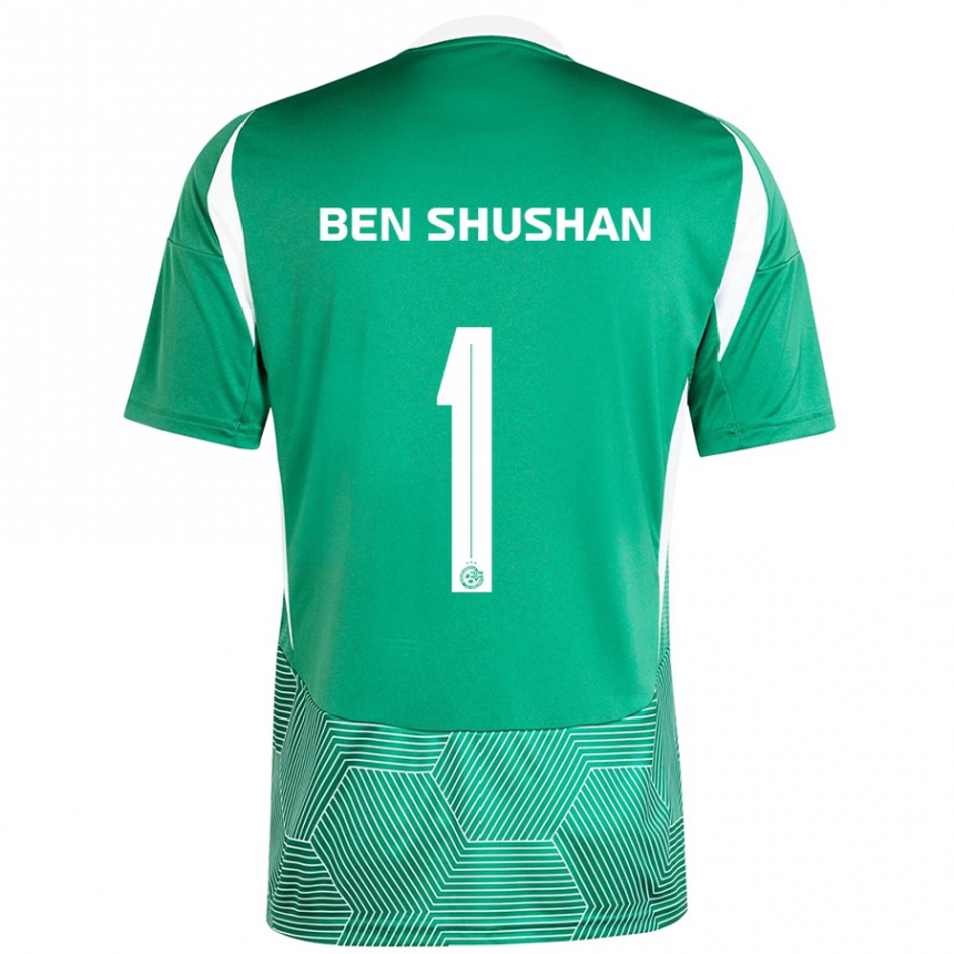 Mujer Fútbol Camiseta Ori Ben Shushan #1 Verde Blanco 1ª Equipación 2024/25 México