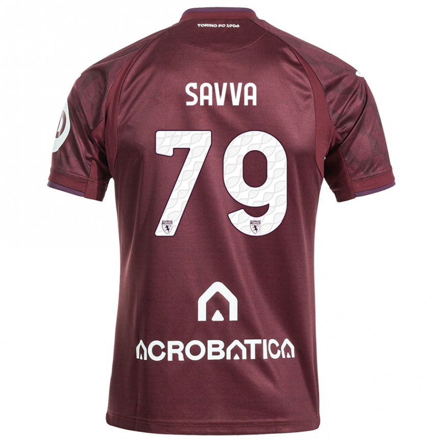 Mujer Fútbol Camiseta Zanos Savva #79 Granate Blanco 1ª Equipación 2024/25 México