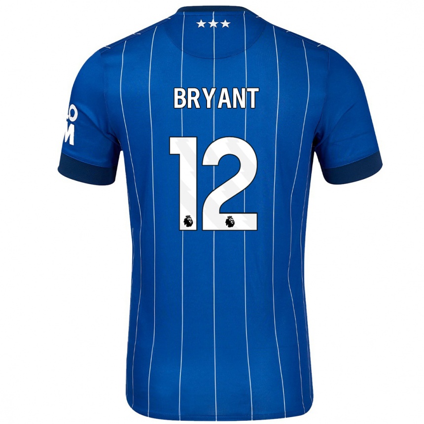 Mujer Fútbol Camiseta Issy Bryant #12 Azul Marino 1ª Equipación 2024/25 México