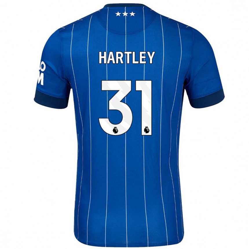 Mujer Fútbol Camiseta Laura Hartley #31 Azul Marino 1ª Equipación 2024/25 México