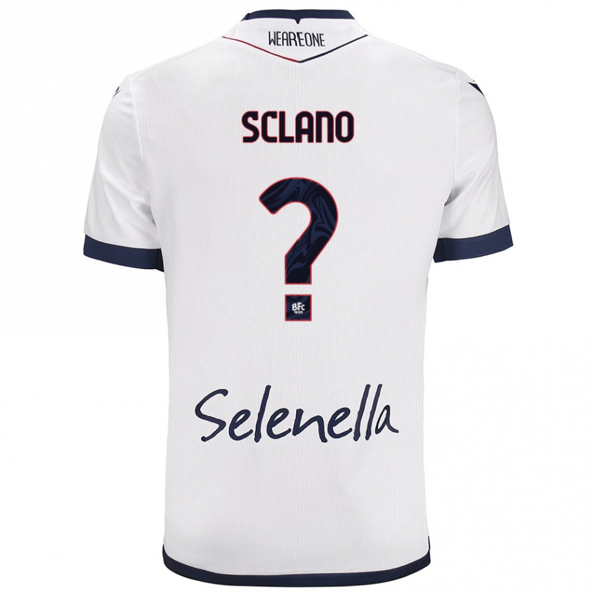 Mujer Fútbol Camiseta Saymon Sclano #0 Blanco Azul Real 2ª Equipación 2024/25 México