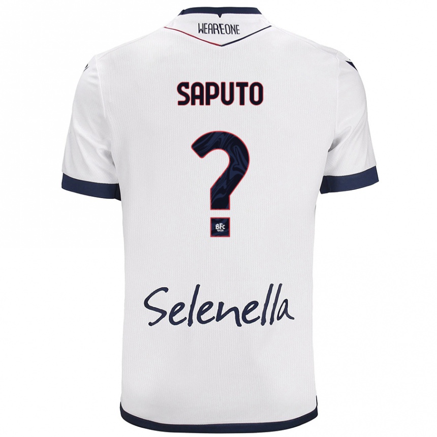 Mujer Fútbol Camiseta Jesse Saputo #0 Blanco Azul Real 2ª Equipación 2024/25 México