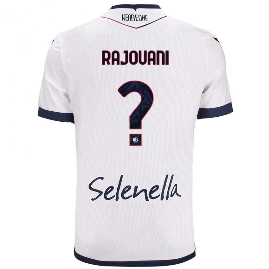 Mujer Fútbol Camiseta Yassir Rajouani #0 Blanco Azul Real 2ª Equipación 2024/25 México