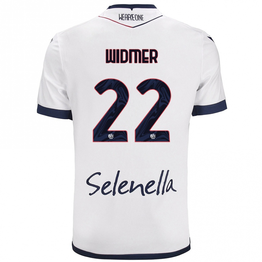 Mujer Fútbol Camiseta Renato Widmer D’autilia #22 Blanco Azul Real 2ª Equipación 2024/25 México