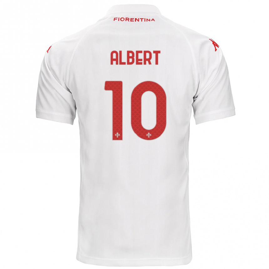 Mujer Fútbol Camiseta Albert Gudmundsson #10 Blanco 2ª Equipación 2024/25 México