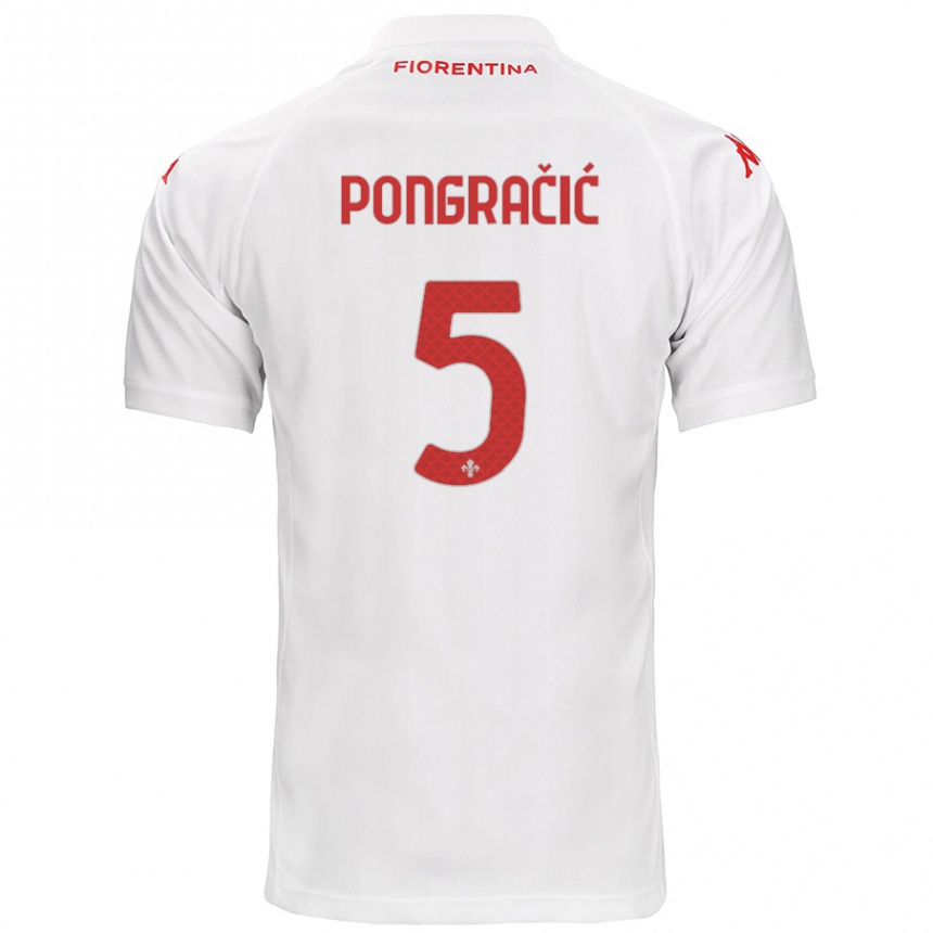 Mujer Fútbol Camiseta Marin Pongračić #5 Blanco 2ª Equipación 2024/25 México