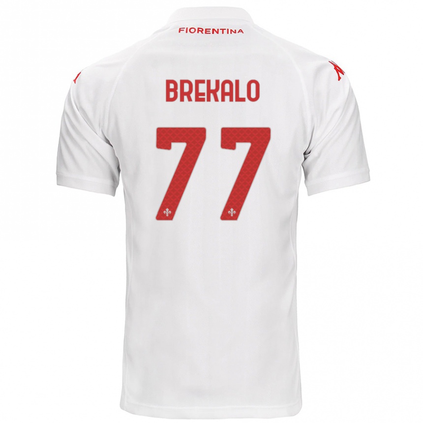 Mujer Fútbol Camiseta Josip Brekalo #77 Blanco 2ª Equipación 2024/25 México