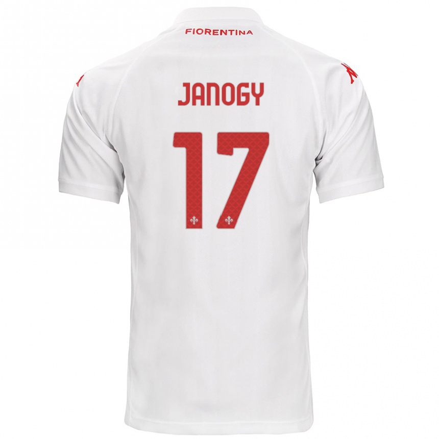 Mujer Fútbol Camiseta Madelen Janogy #17 Blanco 2ª Equipación 2024/25 México