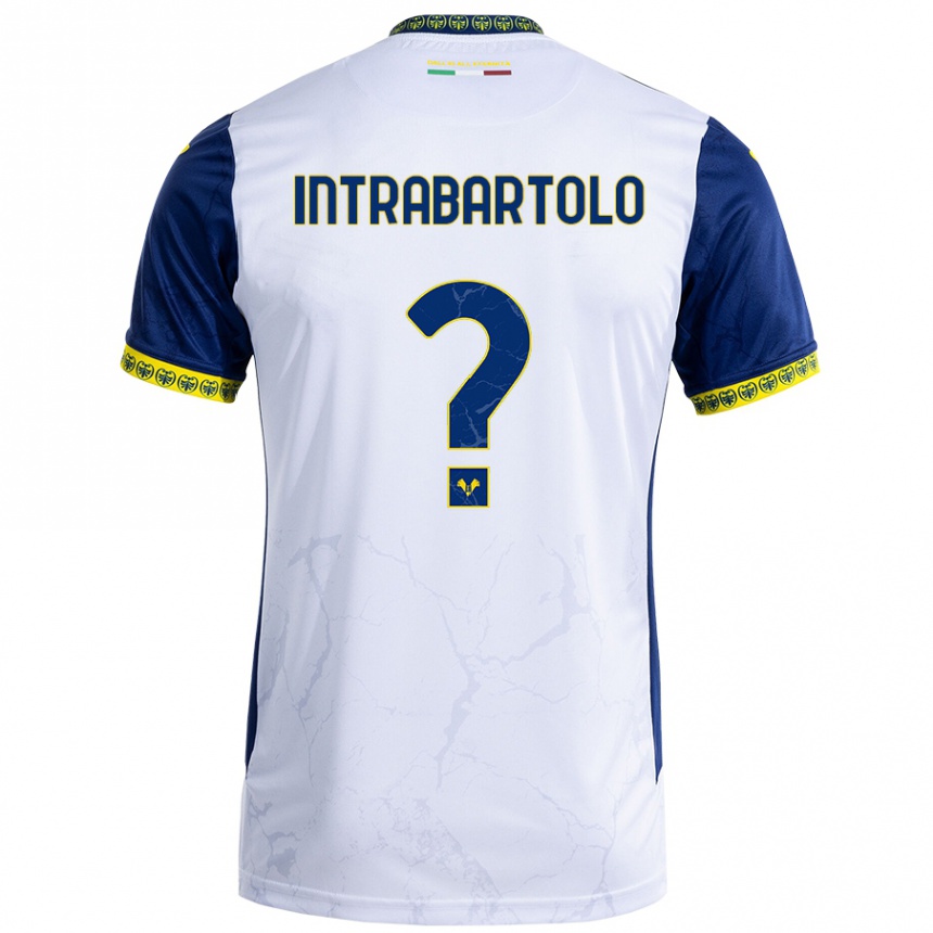 Mujer Fútbol Camiseta Denis Intrabartolo #0 Blanco Azul 2ª Equipación 2024/25 México