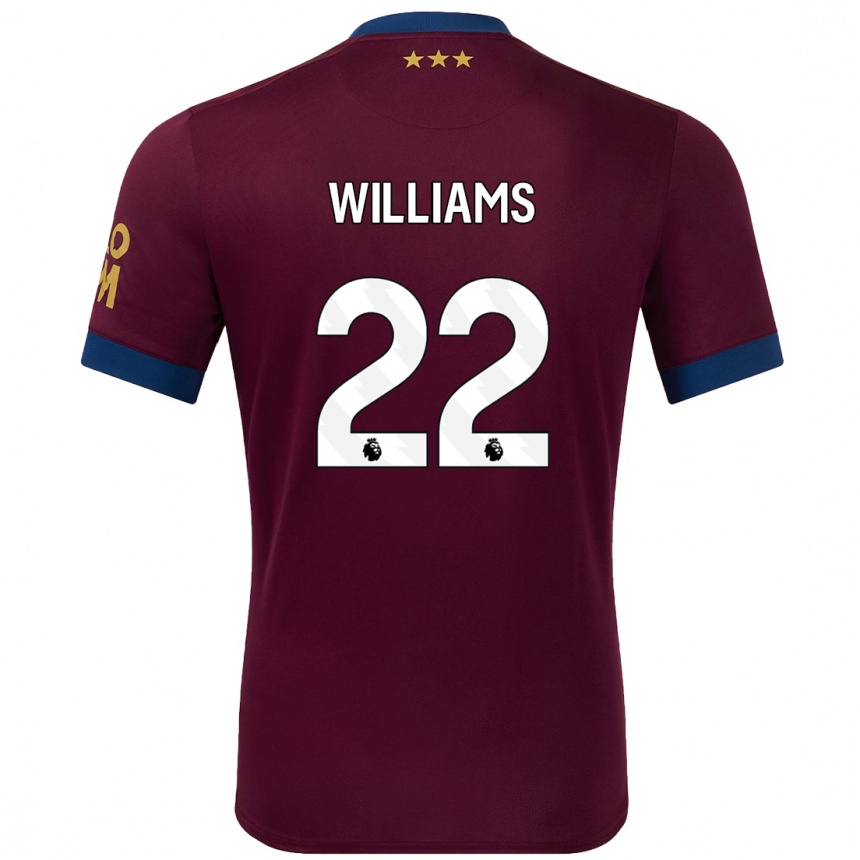 Mujer Fútbol Camiseta Evie Williams #22 Marrón 2ª Equipación 2024/25 México