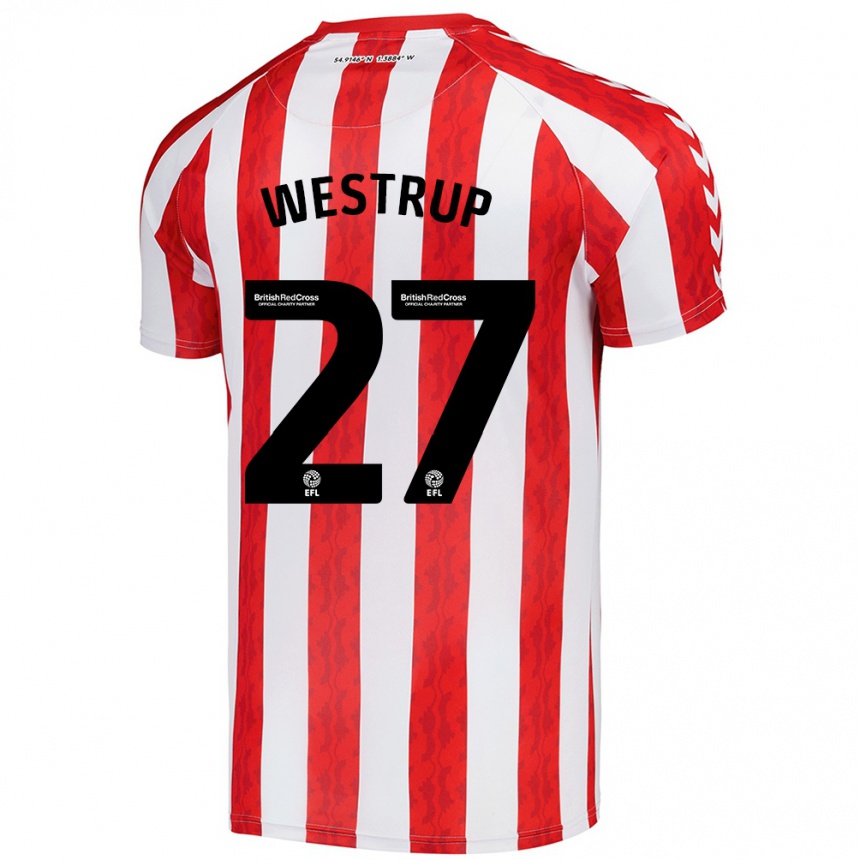 Niño Fútbol Camiseta Brianna Westrup #27 Rojo Blanco 1ª Equipación 2024/25 México