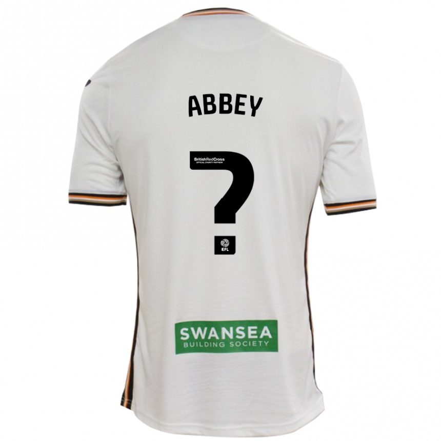 Niño Fútbol Camiseta Nelson Abbey #0 Blanco 1ª Equipación 2024/25 México