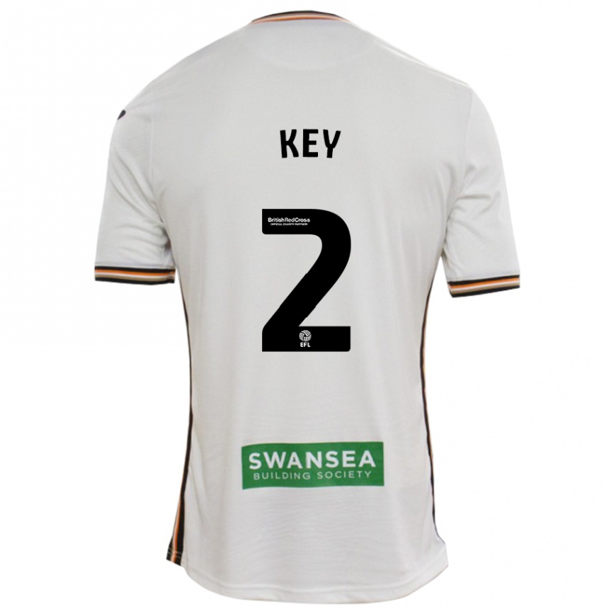 Niño Fútbol Camiseta Josh Key #2 Blanco 1ª Equipación 2024/25 México