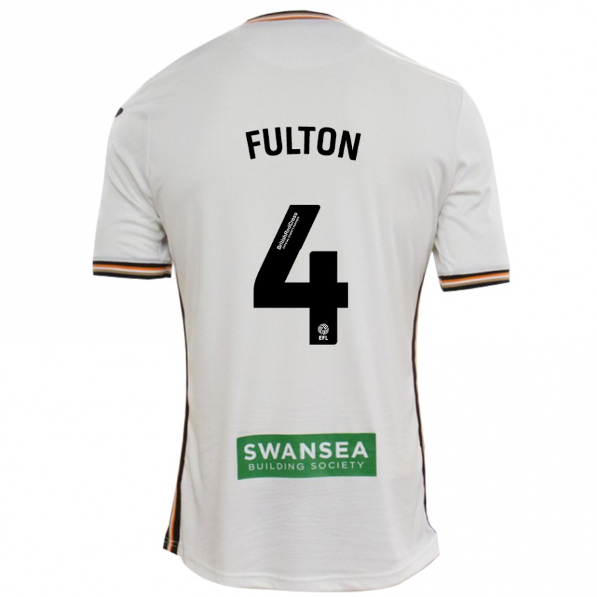 Niño Fútbol Camiseta Jay Fulton #4 Blanco 1ª Equipación 2024/25 México