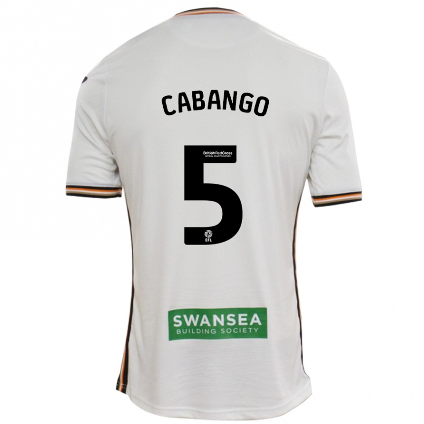 Niño Fútbol Camiseta Ben Cabango #5 Blanco 1ª Equipación 2024/25 México