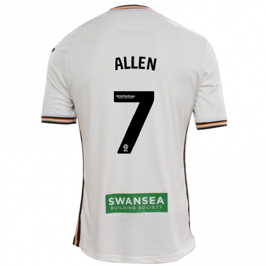 Niño Fútbol Camiseta Joe Allen #7 Blanco 1ª Equipación 2024/25 México