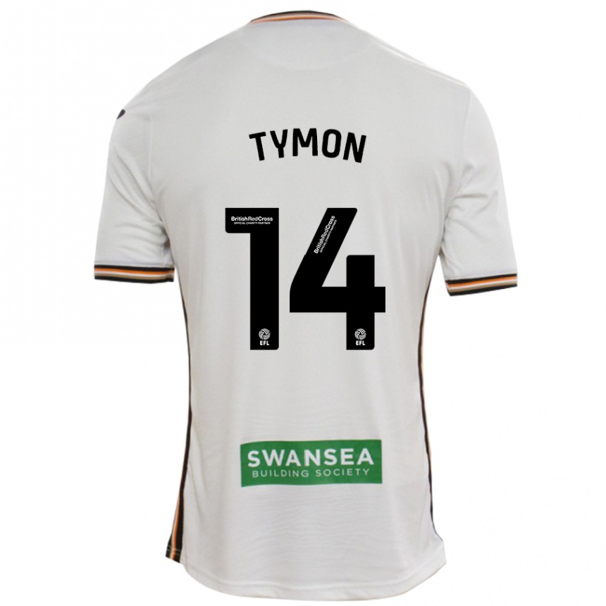 Niño Fútbol Camiseta Josh Tymon #14 Blanco 1ª Equipación 2024/25 México