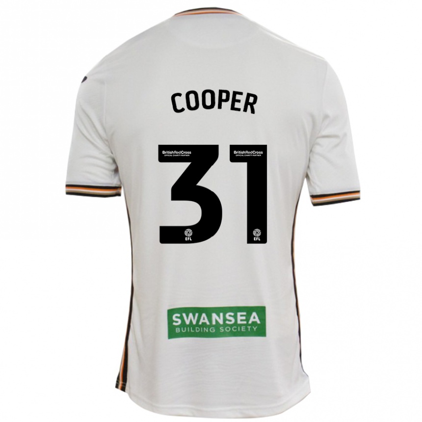 Niño Fútbol Camiseta Oliver Cooper #31 Blanco 1ª Equipación 2024/25 México