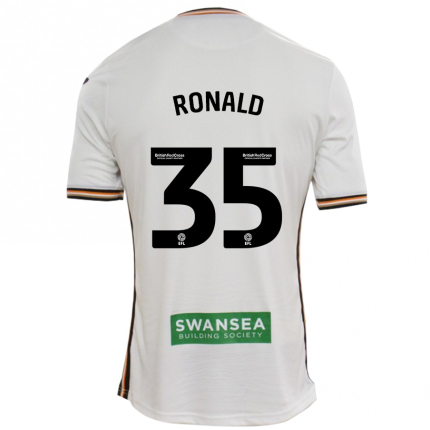 Niño Fútbol Camiseta Ronald #35 Blanco 1ª Equipación 2024/25 México