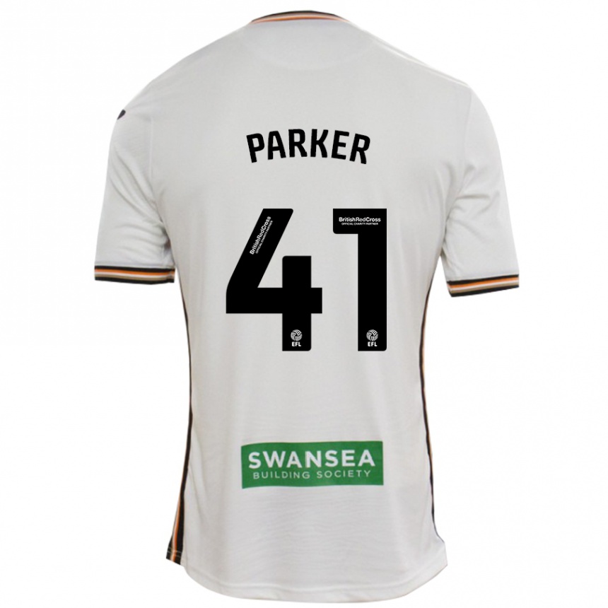 Niño Fútbol Camiseta Sam Parker #41 Blanco 1ª Equipación 2024/25 México