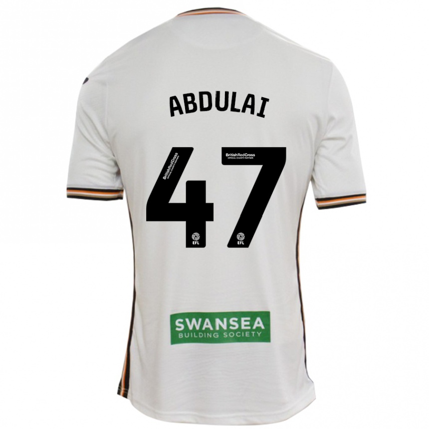 Niño Fútbol Camiseta Azeem Abdulai #47 Blanco 1ª Equipación 2024/25 México