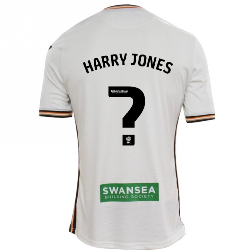 Niño Fútbol Camiseta Harry Jones #0 Blanco 1ª Equipación 2024/25 México