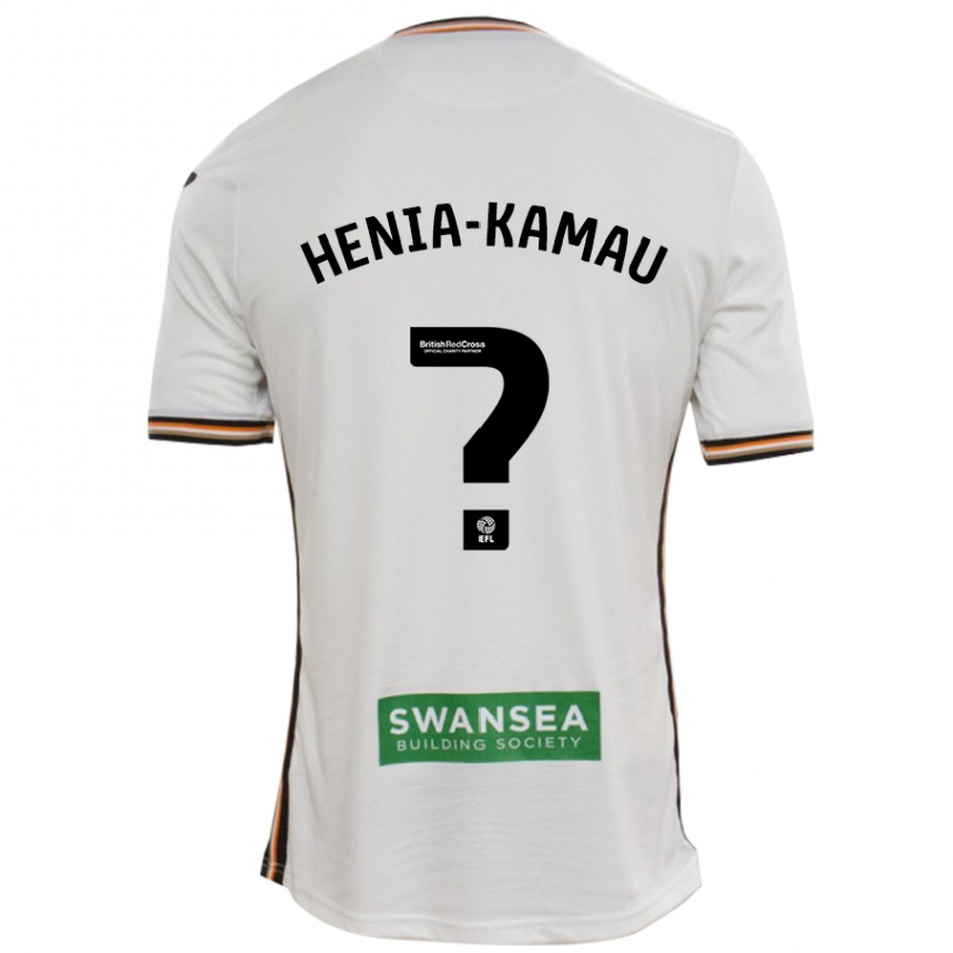 Niño Fútbol Camiseta Sammy Henia-Kamau #0 Blanco 1ª Equipación 2024/25 México