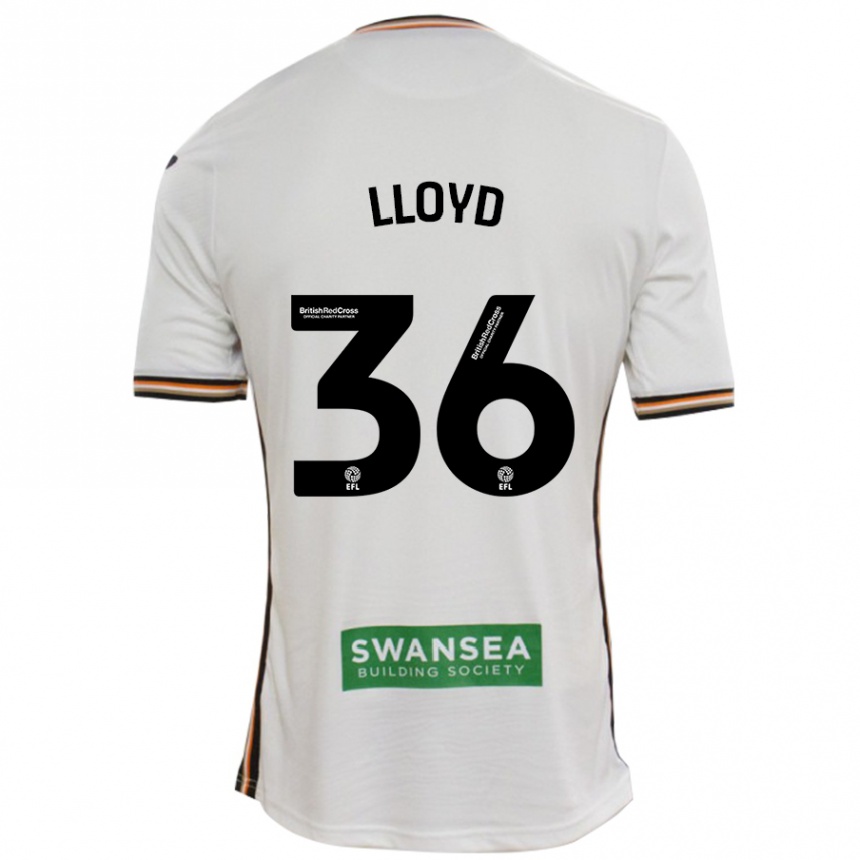 Niño Fútbol Camiseta Ben Lloyd #36 Blanco 1ª Equipación 2024/25 México